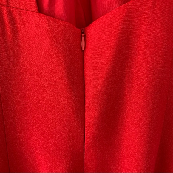 Vintage Lori Ann Montreal Red Cocktail Dress - Picture 11 of 13
